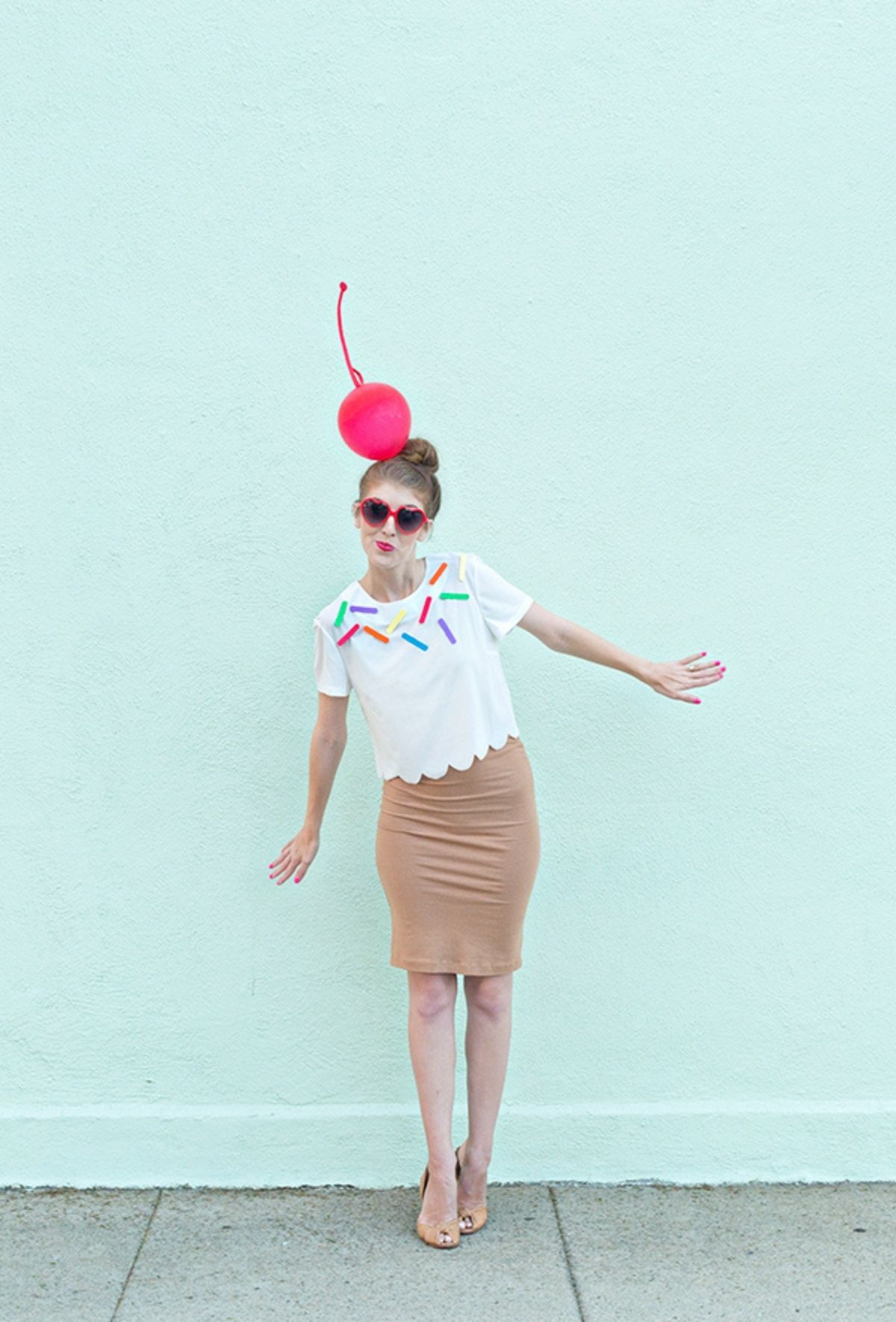 Halloween ice cream costume