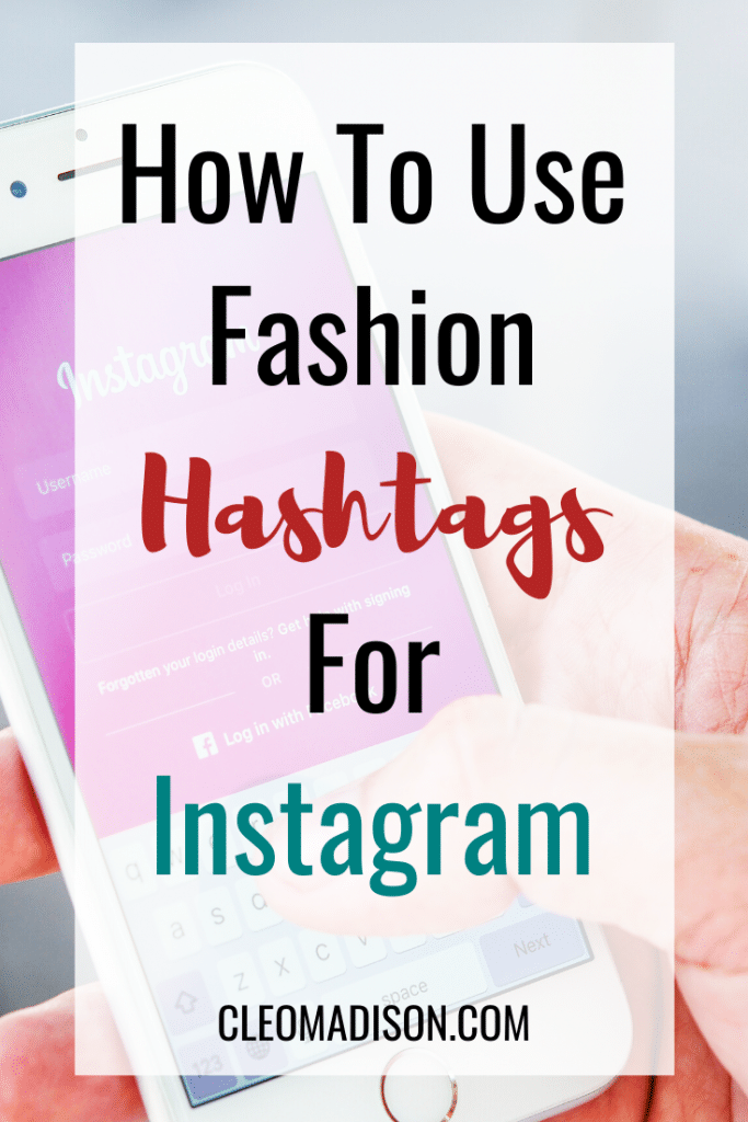 fashion hashtags for instagram
