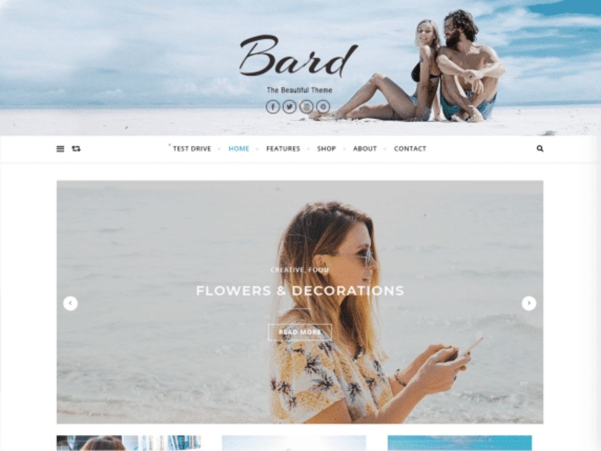 Bard is a free WordPress theme
