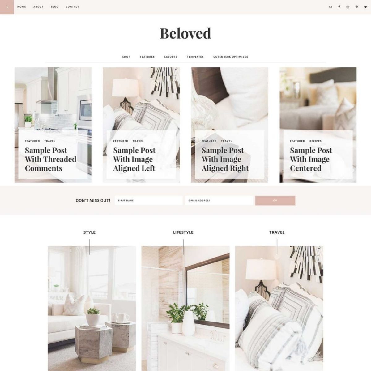 Beloved is one of Restored 316's premium wordpress themes