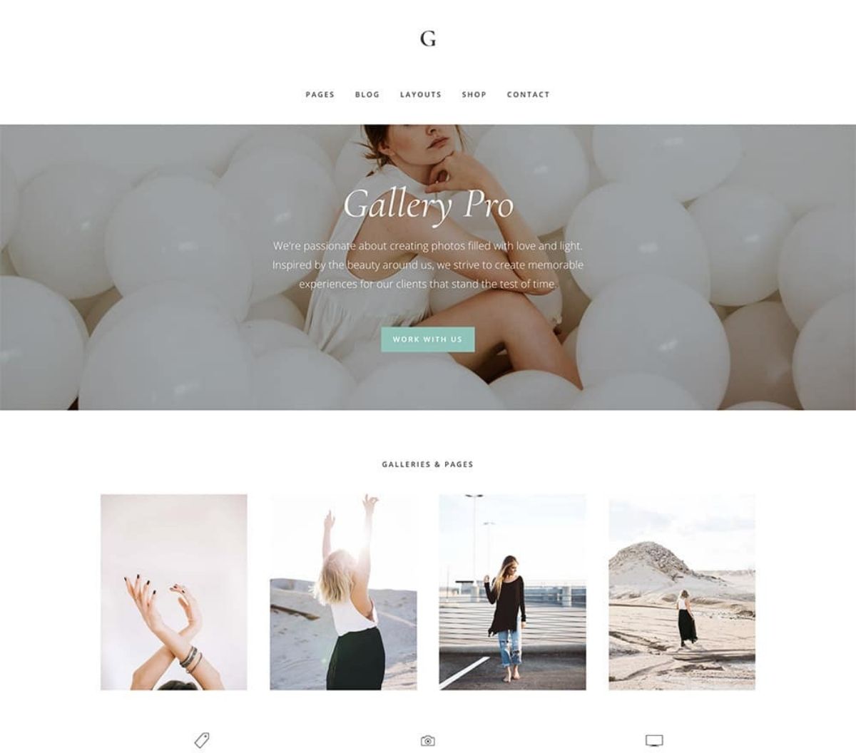 Gallery Pro premium wordpress theme