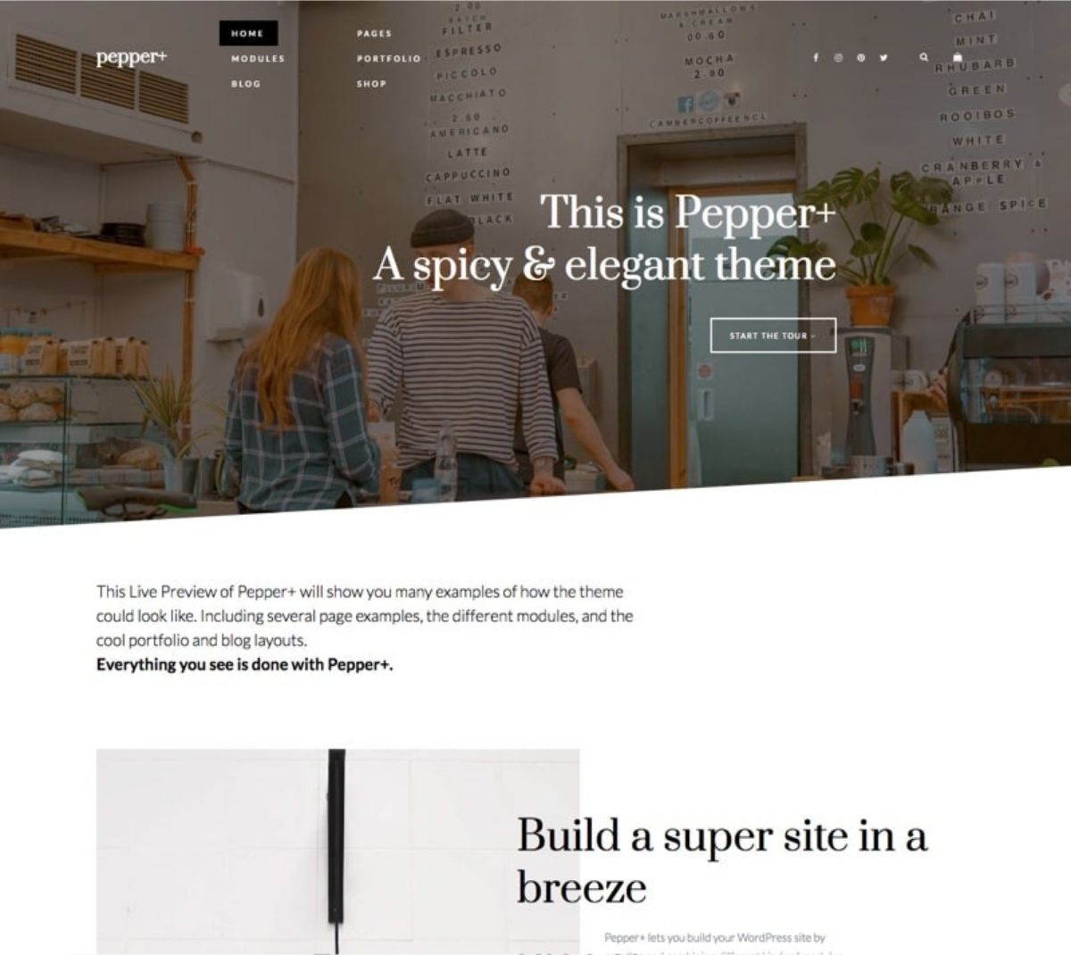 Pepper+ premium wordpress theme