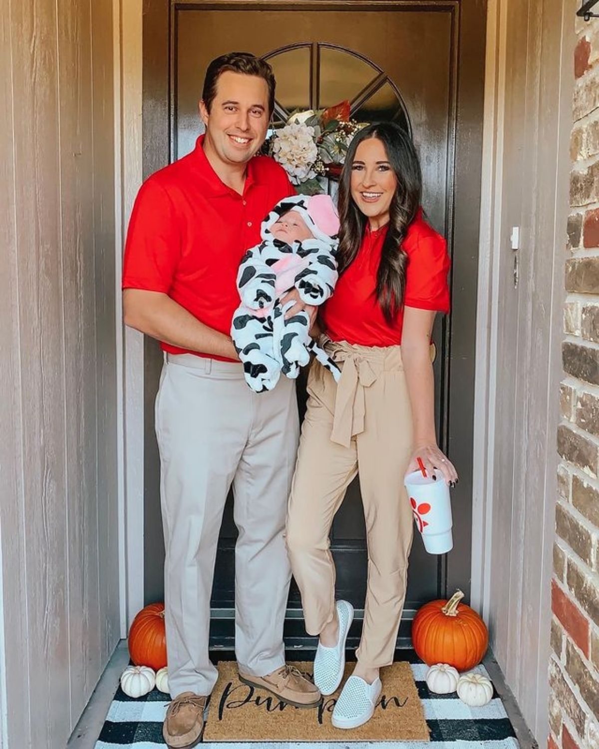 Chick Fil A family costumes