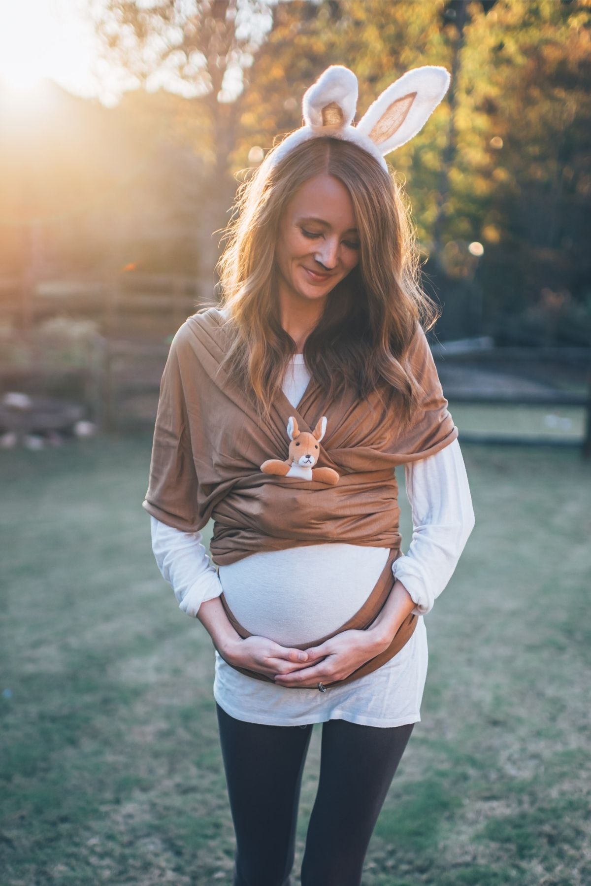 Kangaroo maternity halloween costume