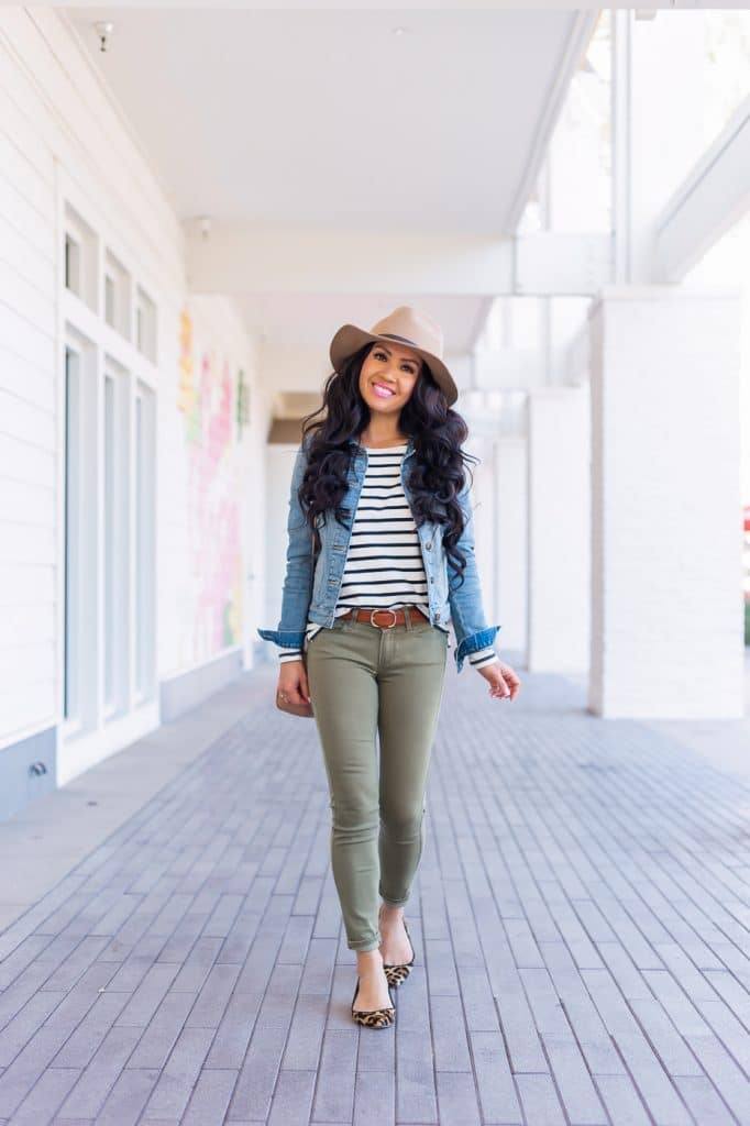 Annie Mai Thai from StylishPetite.com shows you how to put together an outfit with a jean jacket.