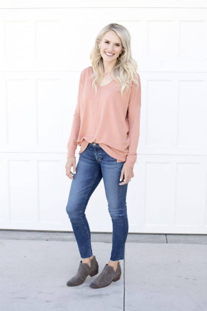 gray booties outfits