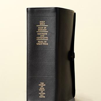 Compact quad that contains all of the LDS books of scripture.