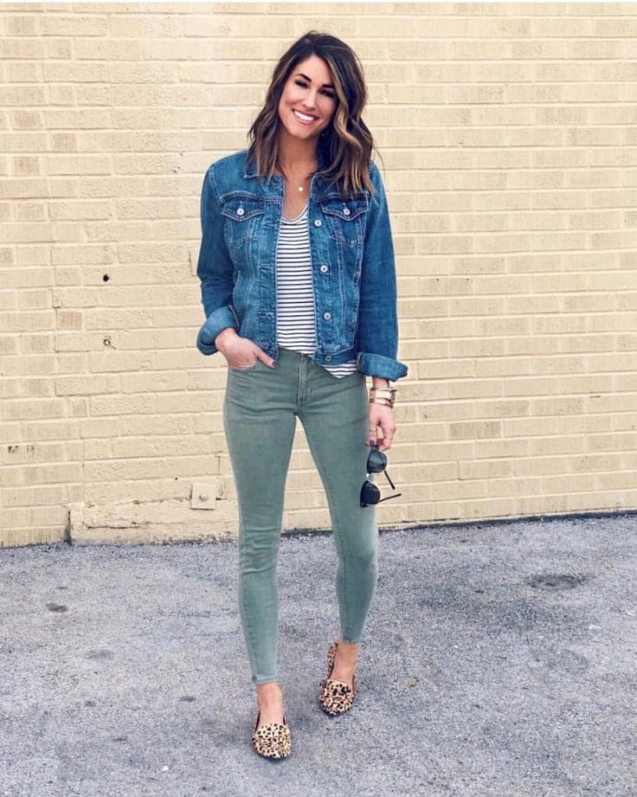 what pants go with a jean jacket