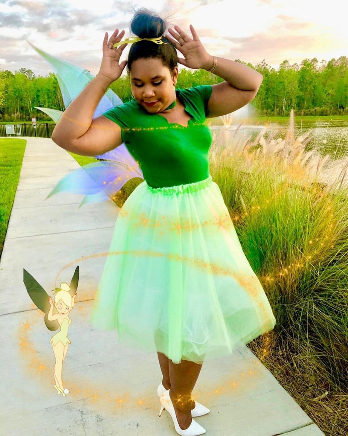 modest Tinkerbell costume