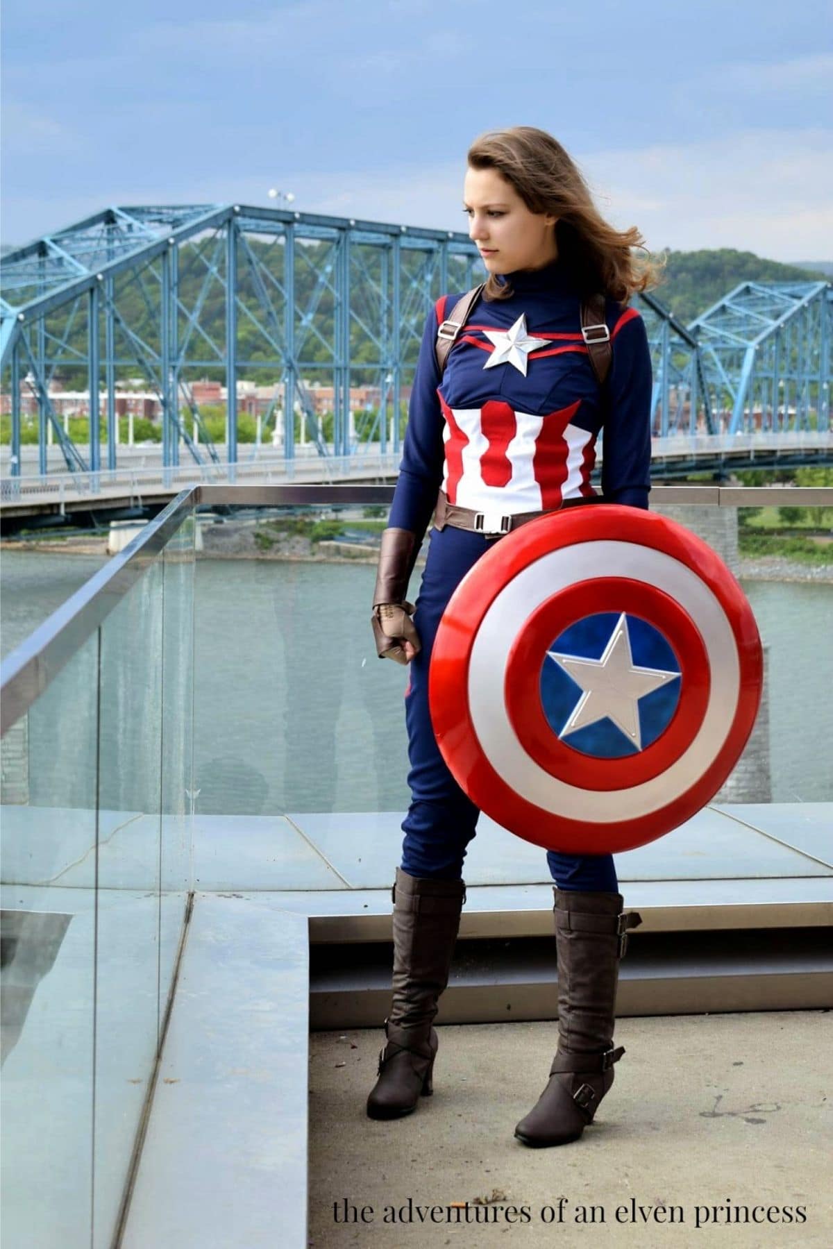 female captain america costume