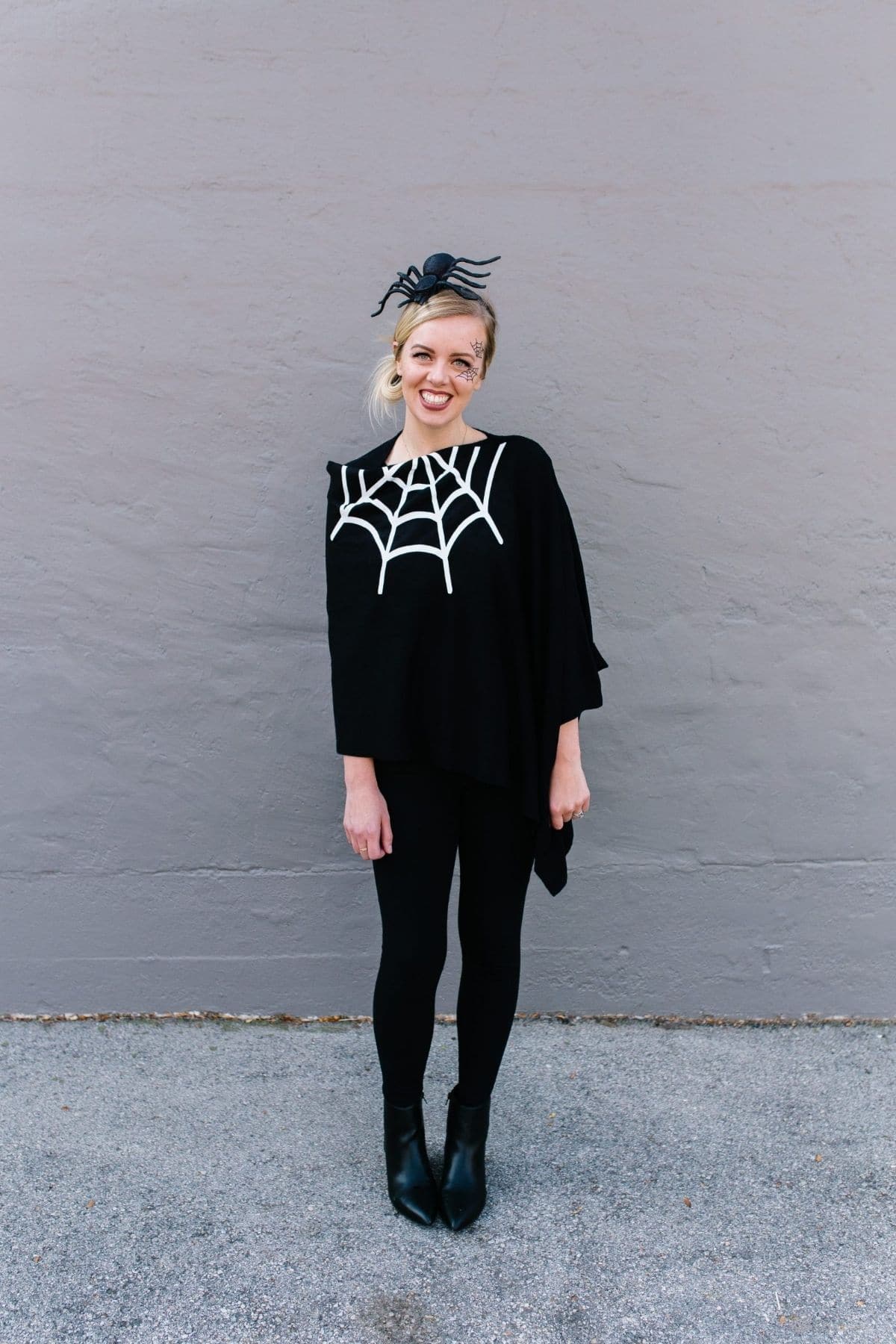 modest spider costume