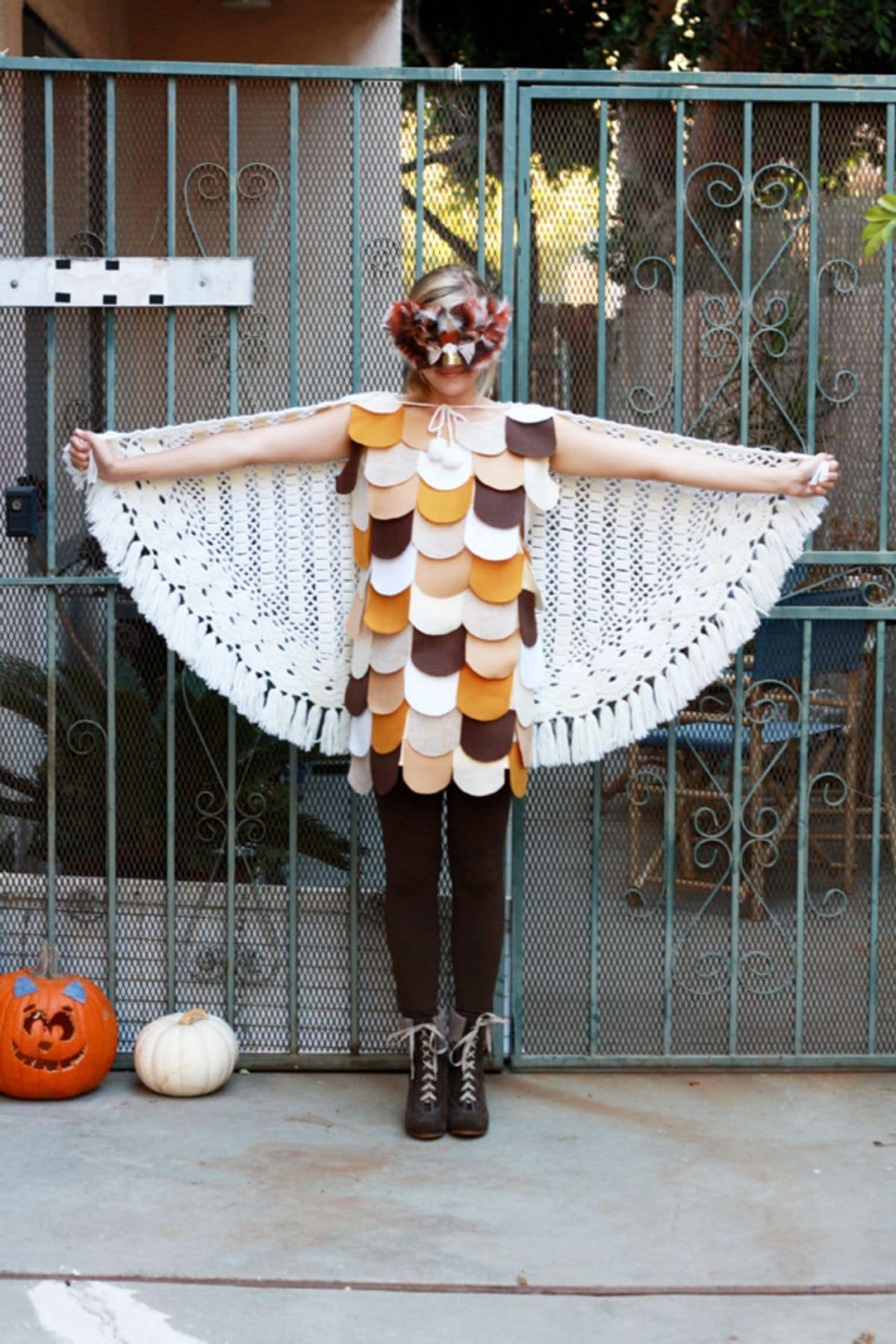 modest owl costume