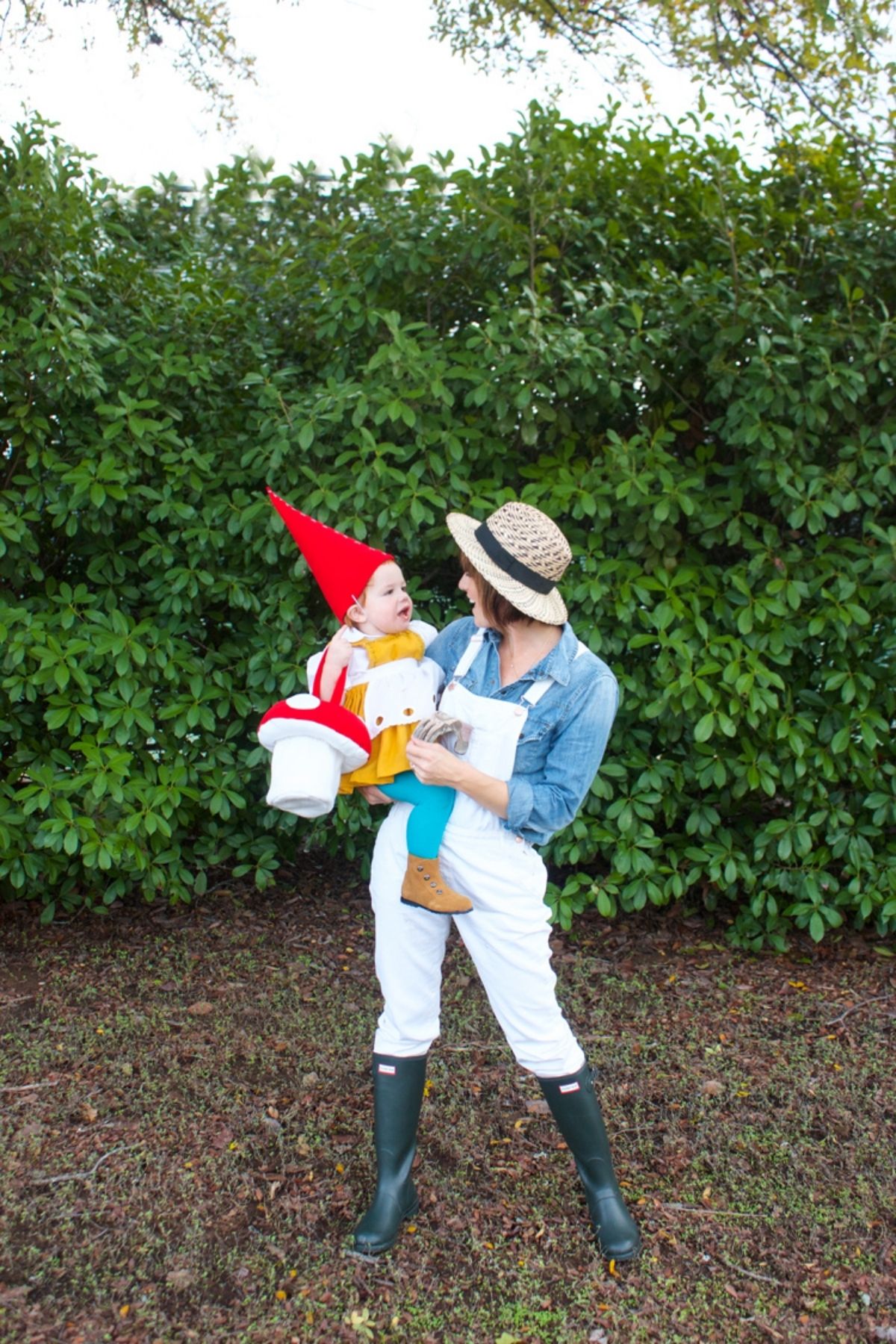 Gardener and Gnome costumes