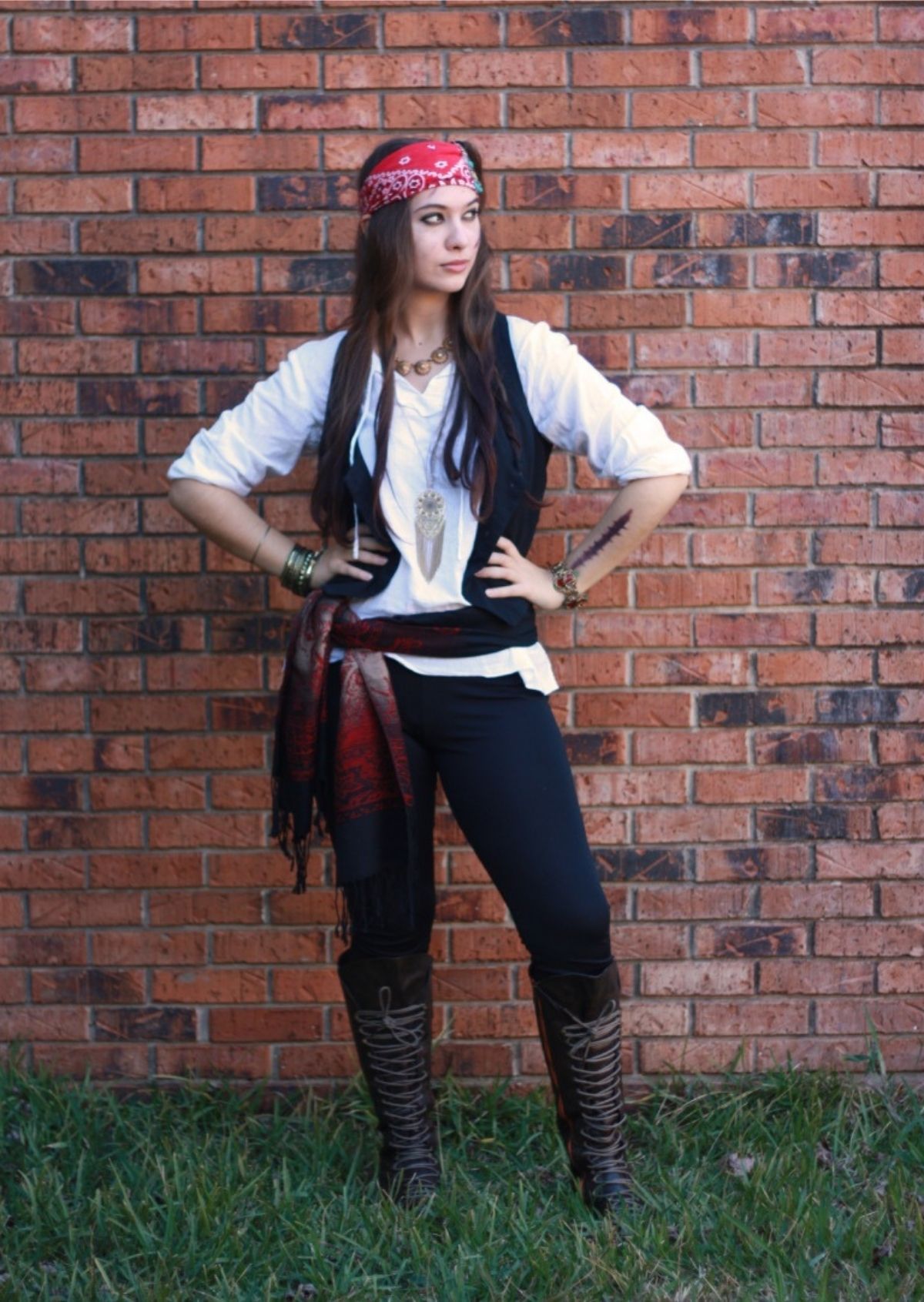 modest pirate costume