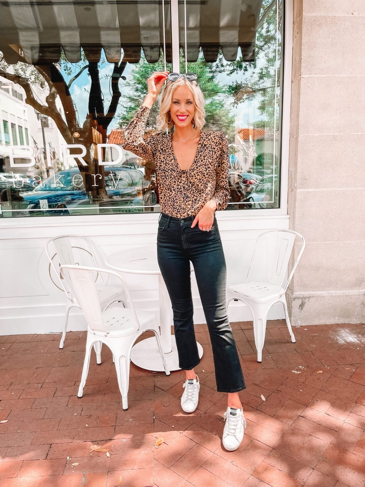 2 Ways to Wear Cropped Flare Jeans - Mixing and Matching High and