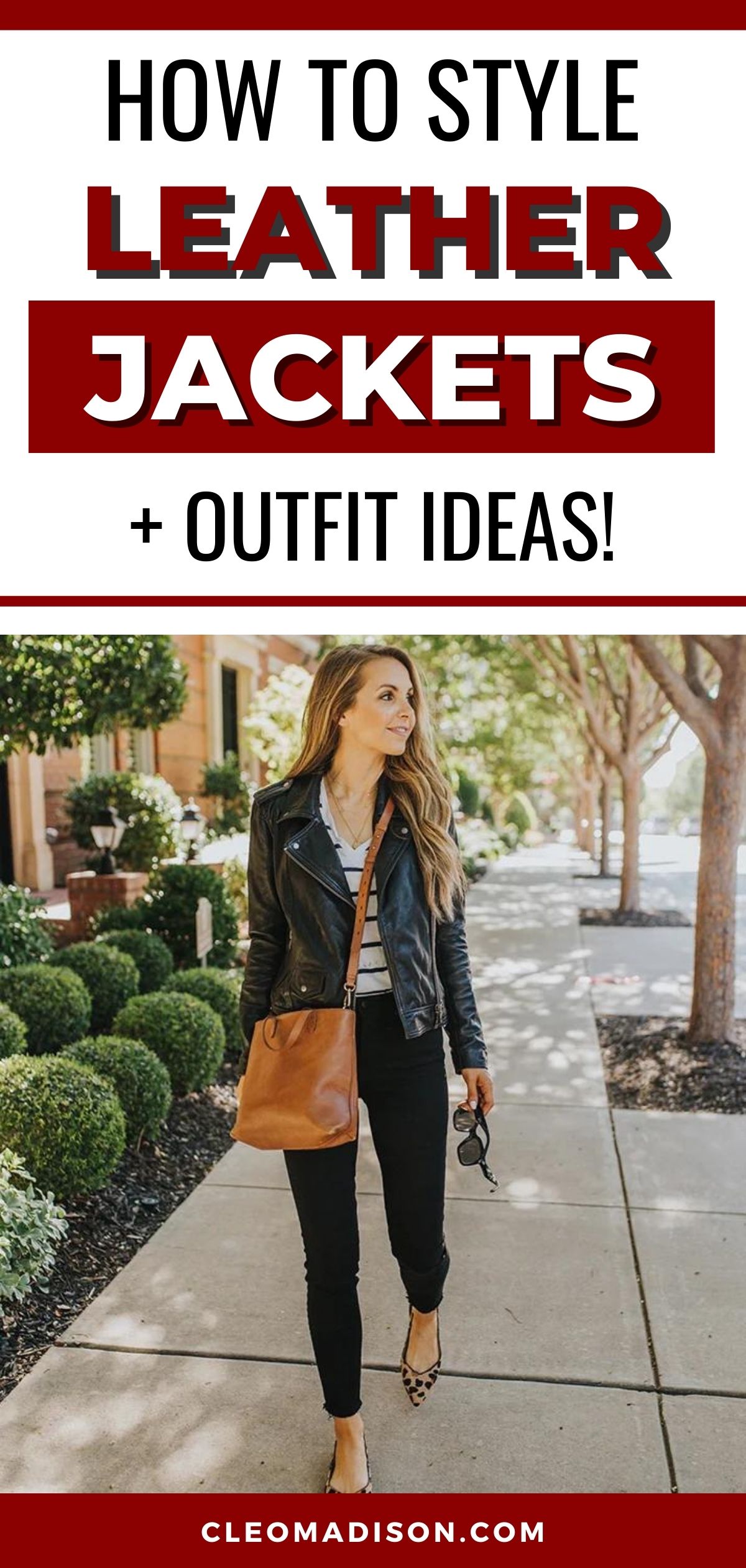 how to style leather jackets