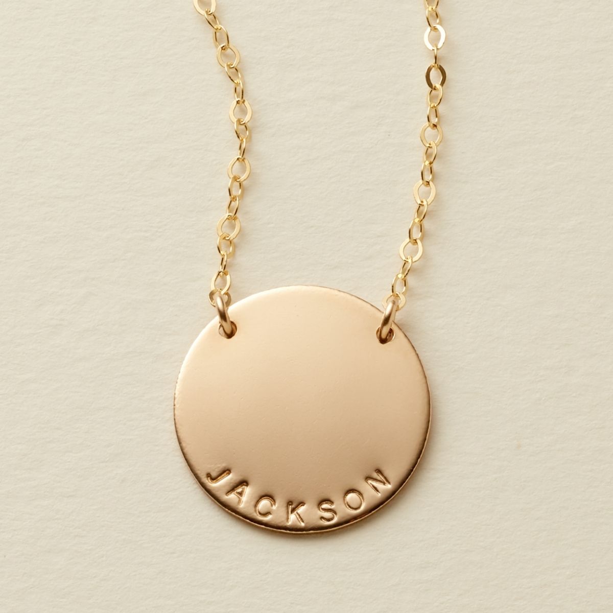 disc necklace