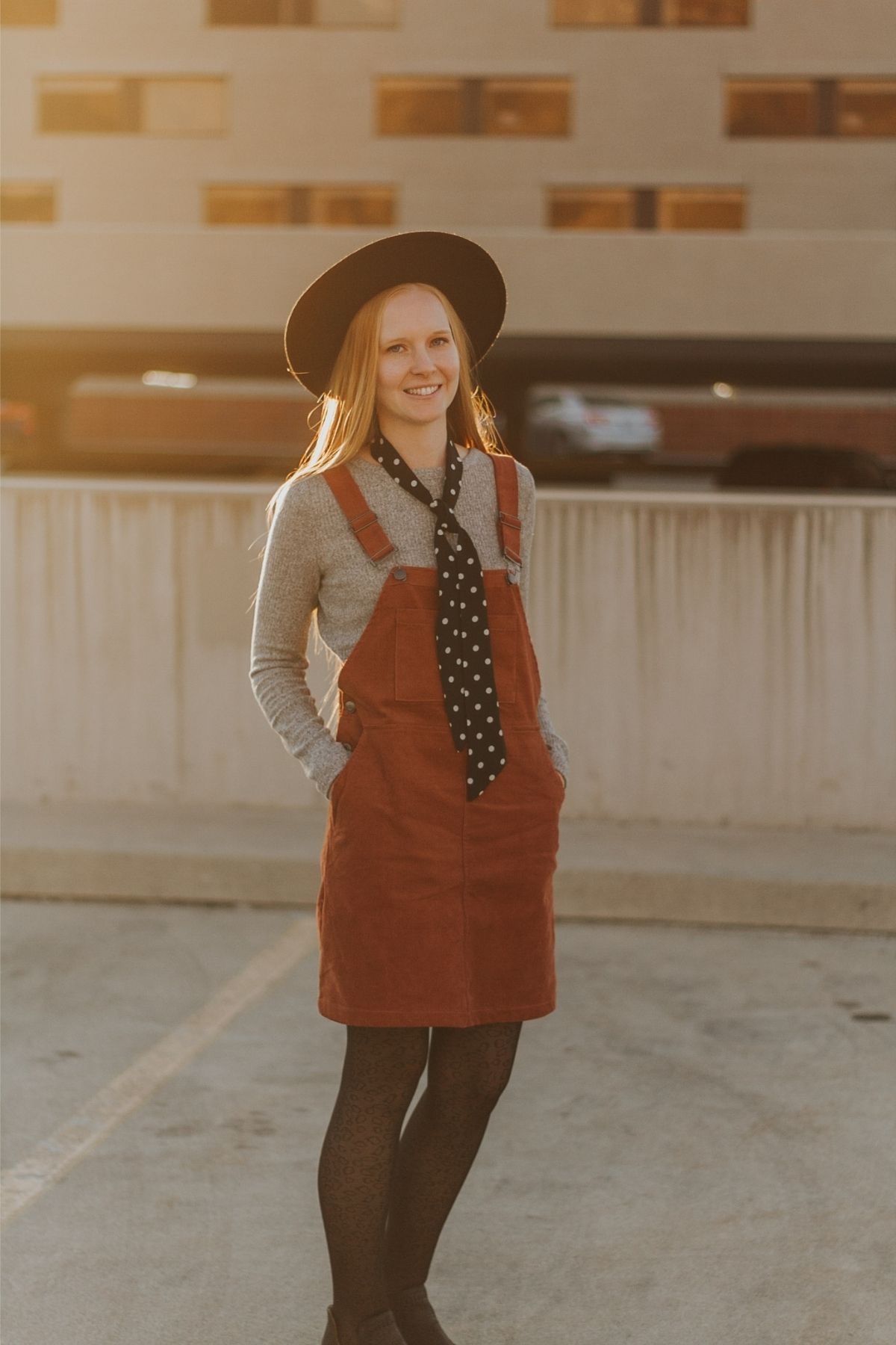 jumper dress with sweater