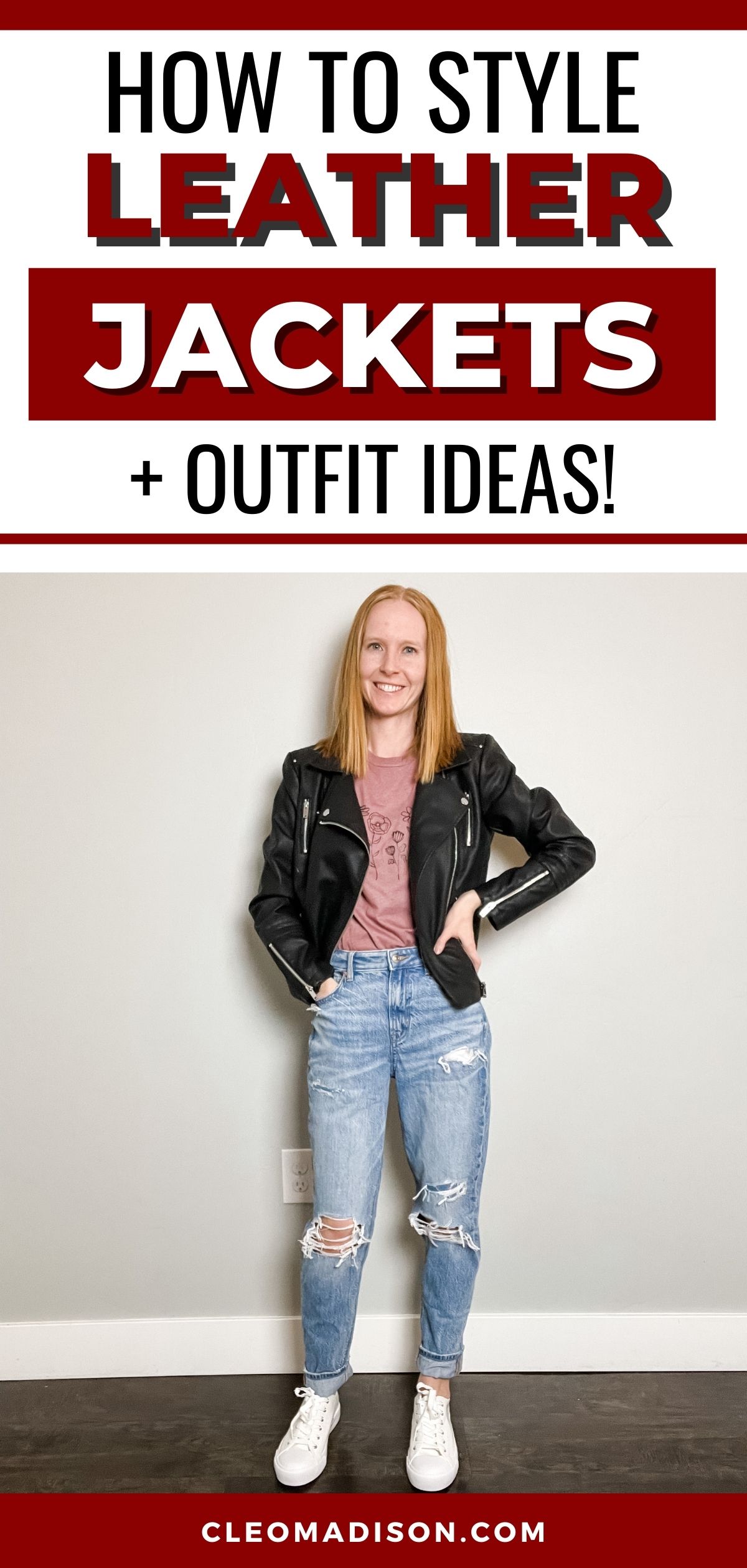 how to style leather jackets