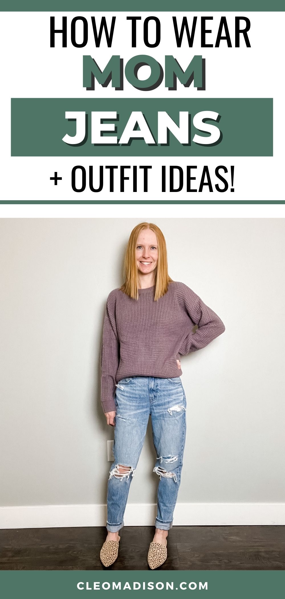 how to wear mom jeans