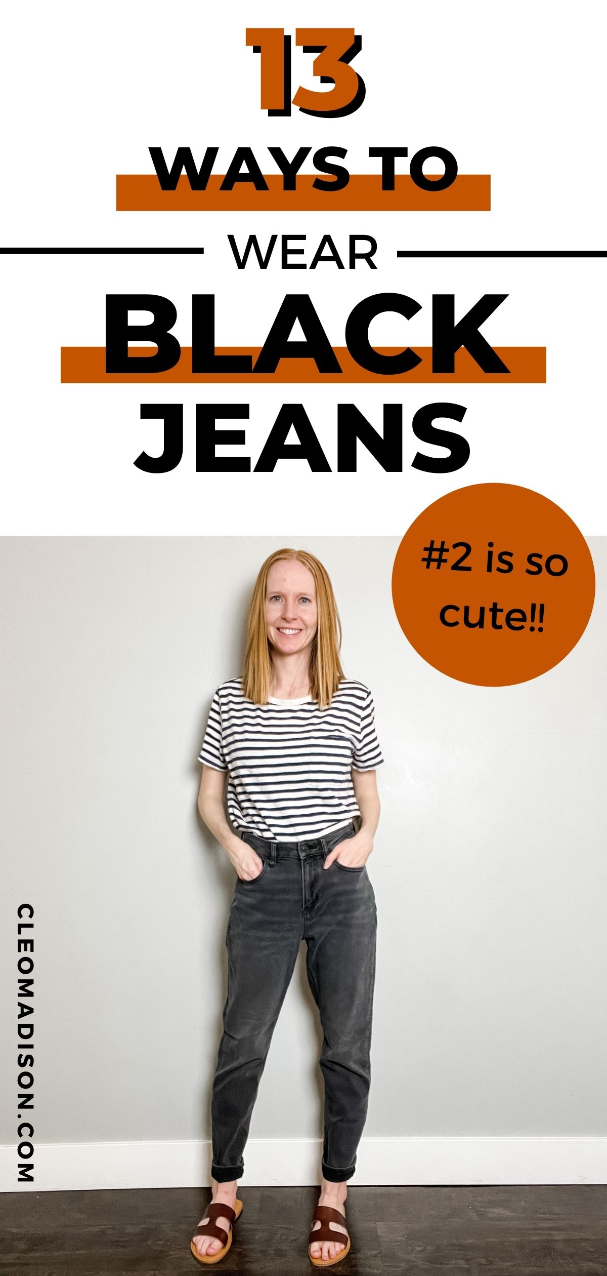 What To Wear With Black Jeans - Cleo Madison