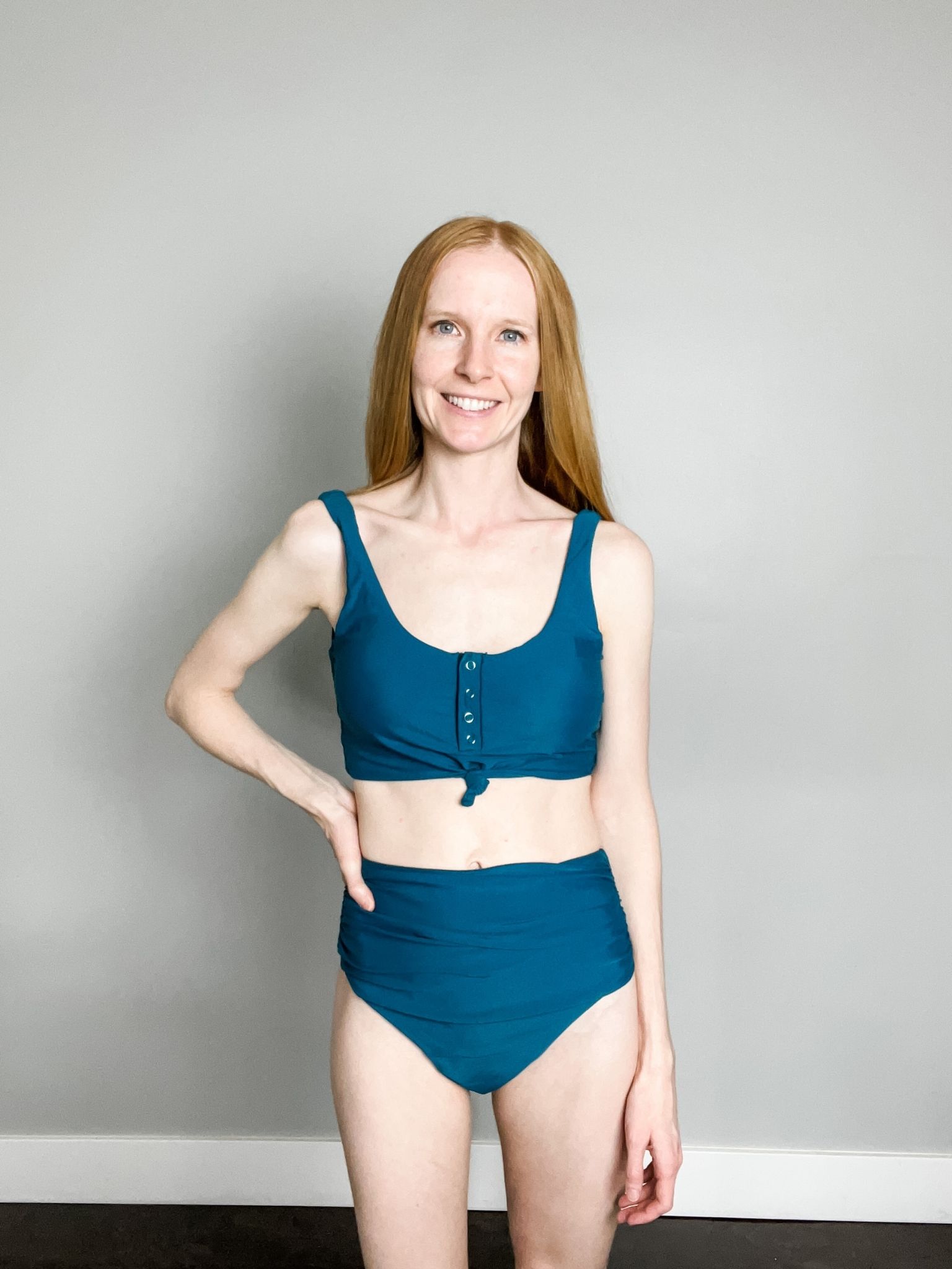 turquoise modest swimsuit