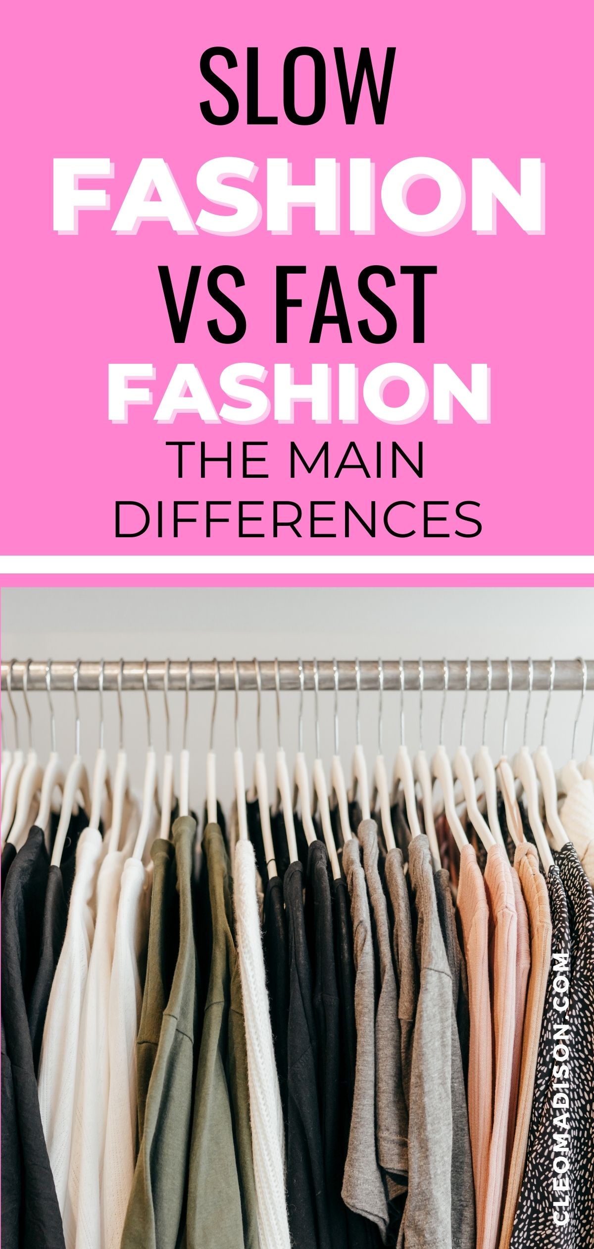 slow fashion vs fast fashion