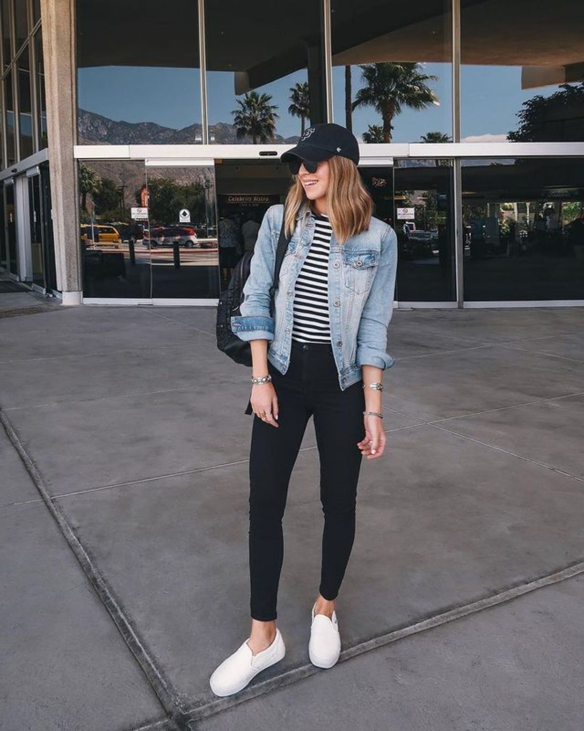 Jean jackets - How to style your denim jacket with black jeans for Spring |  Blue jean jacket outfits, Jean jacket outfits, Denim jacket outfit