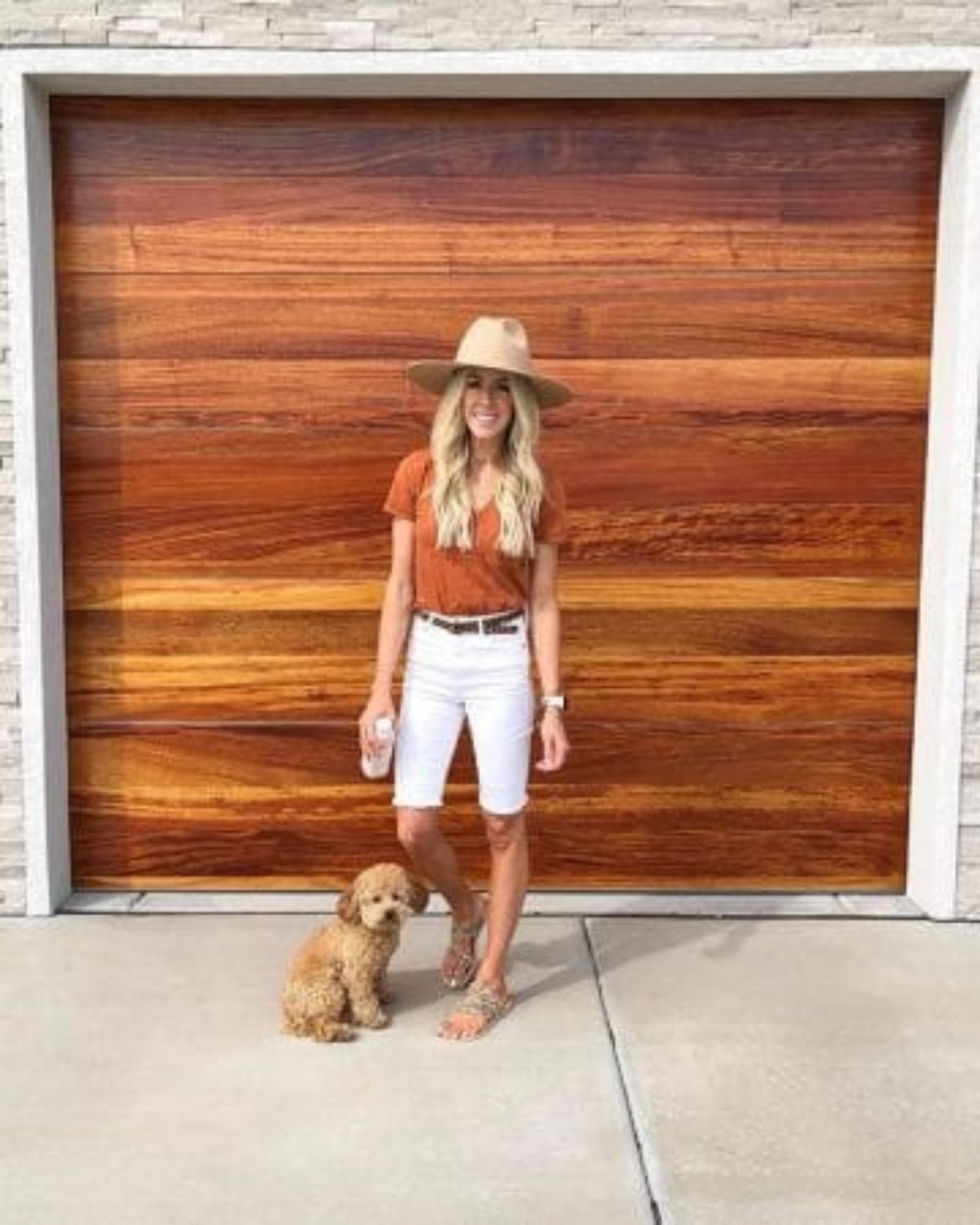 white bermuda shorts outfit