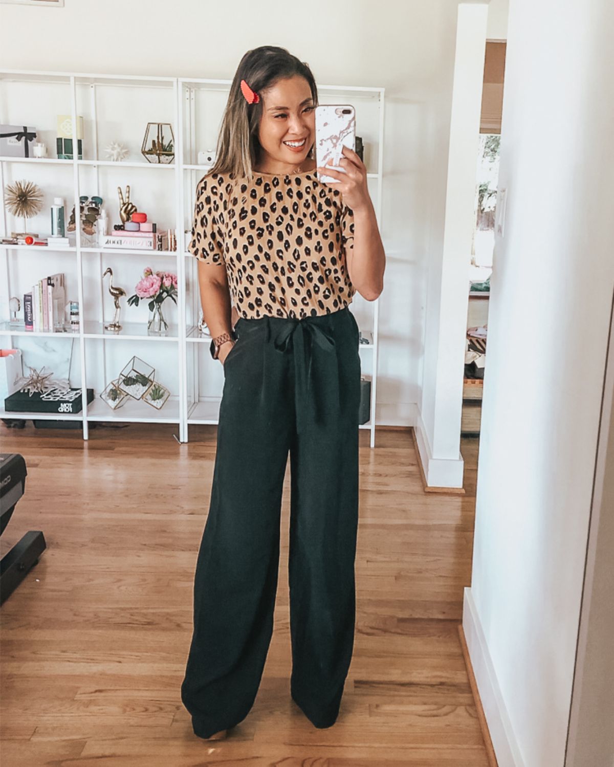 Teacher Outfit With Wide Leg Pants