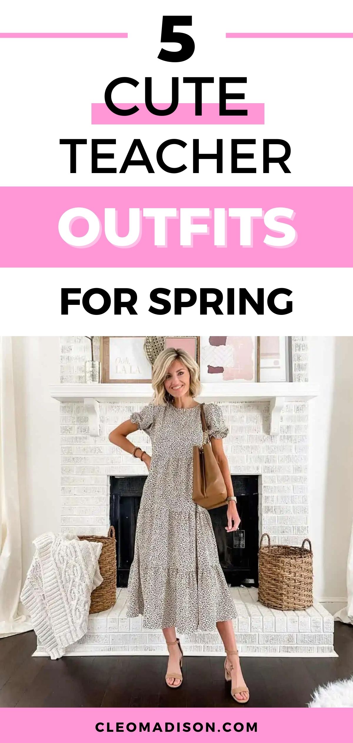 spring teacher outfits