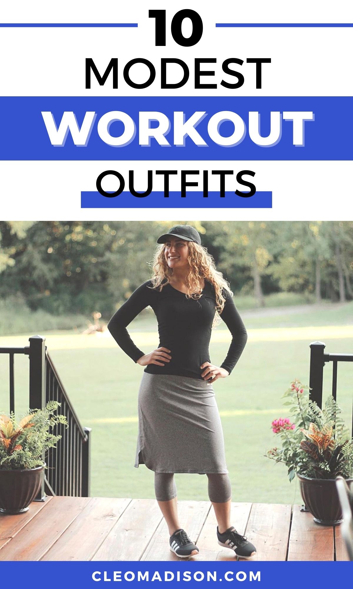 modest workout outfits