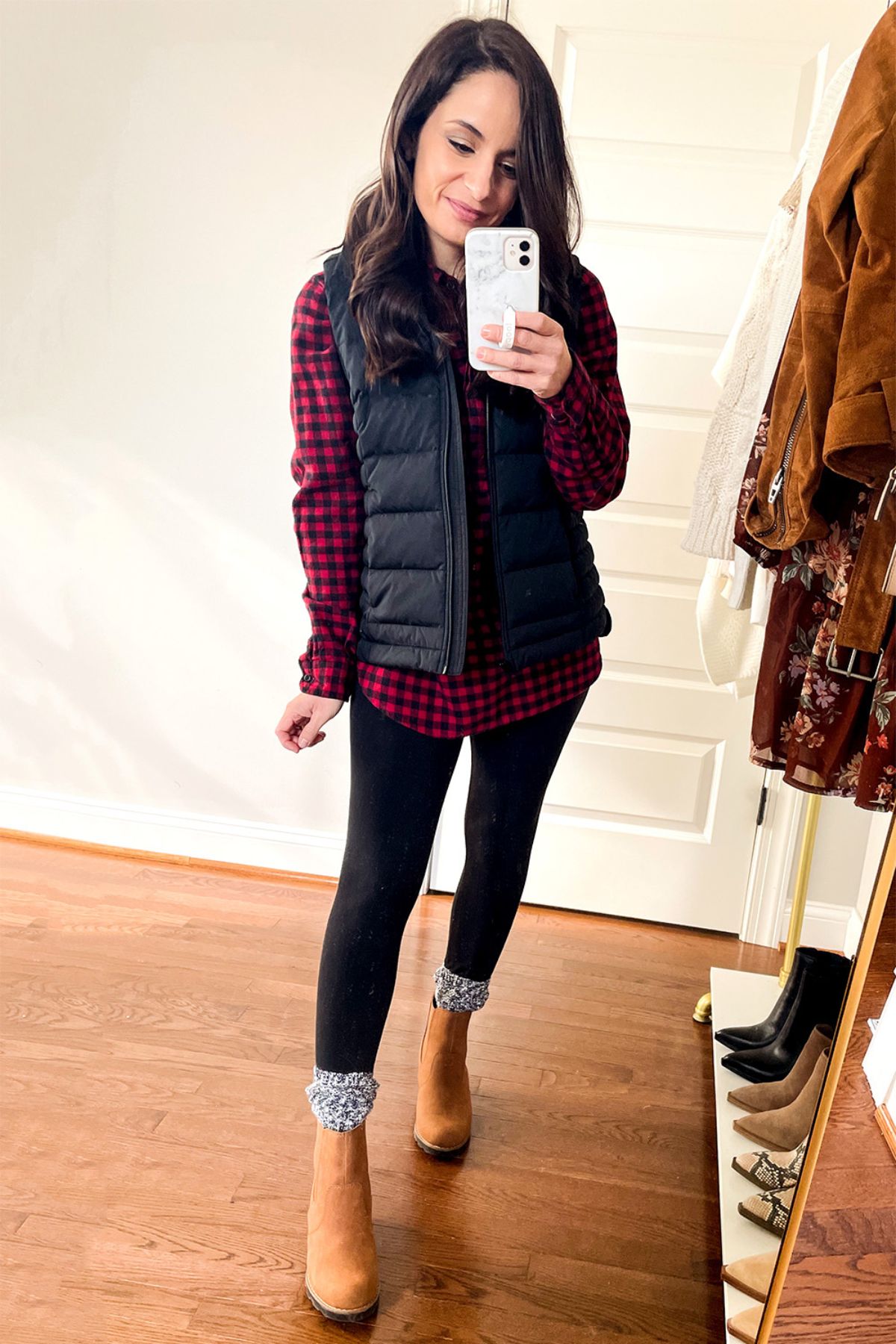 Cozy Puffer Vest Outfit