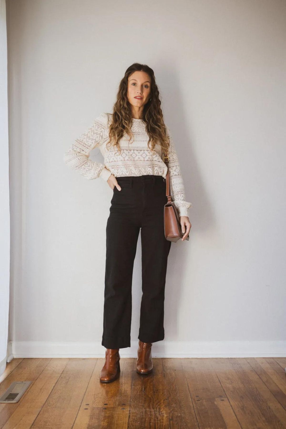 Embroidered Blouse Outfit