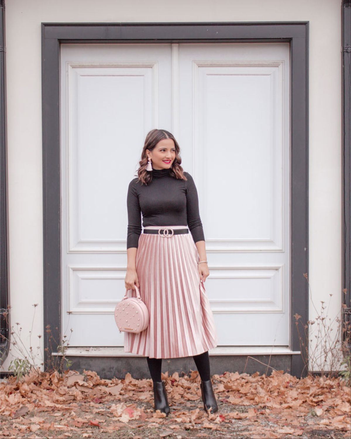 Pink Skirt Outfit