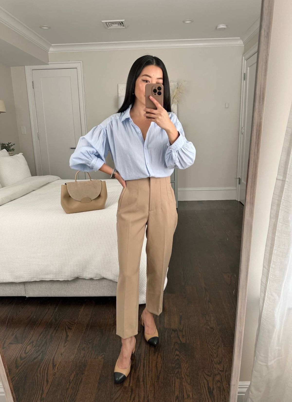 Camel Pants Outfit