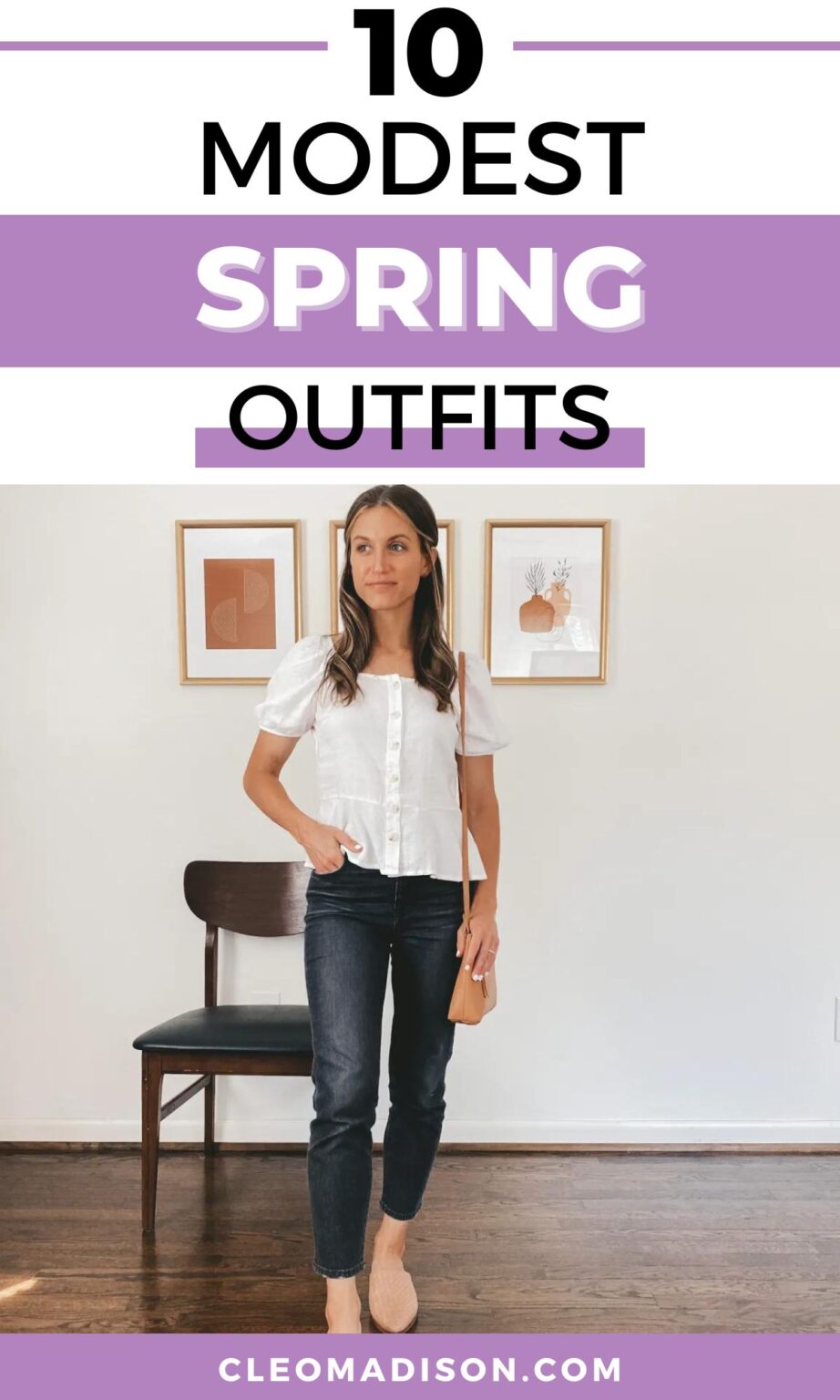 Black Modest Spring dress main image 0