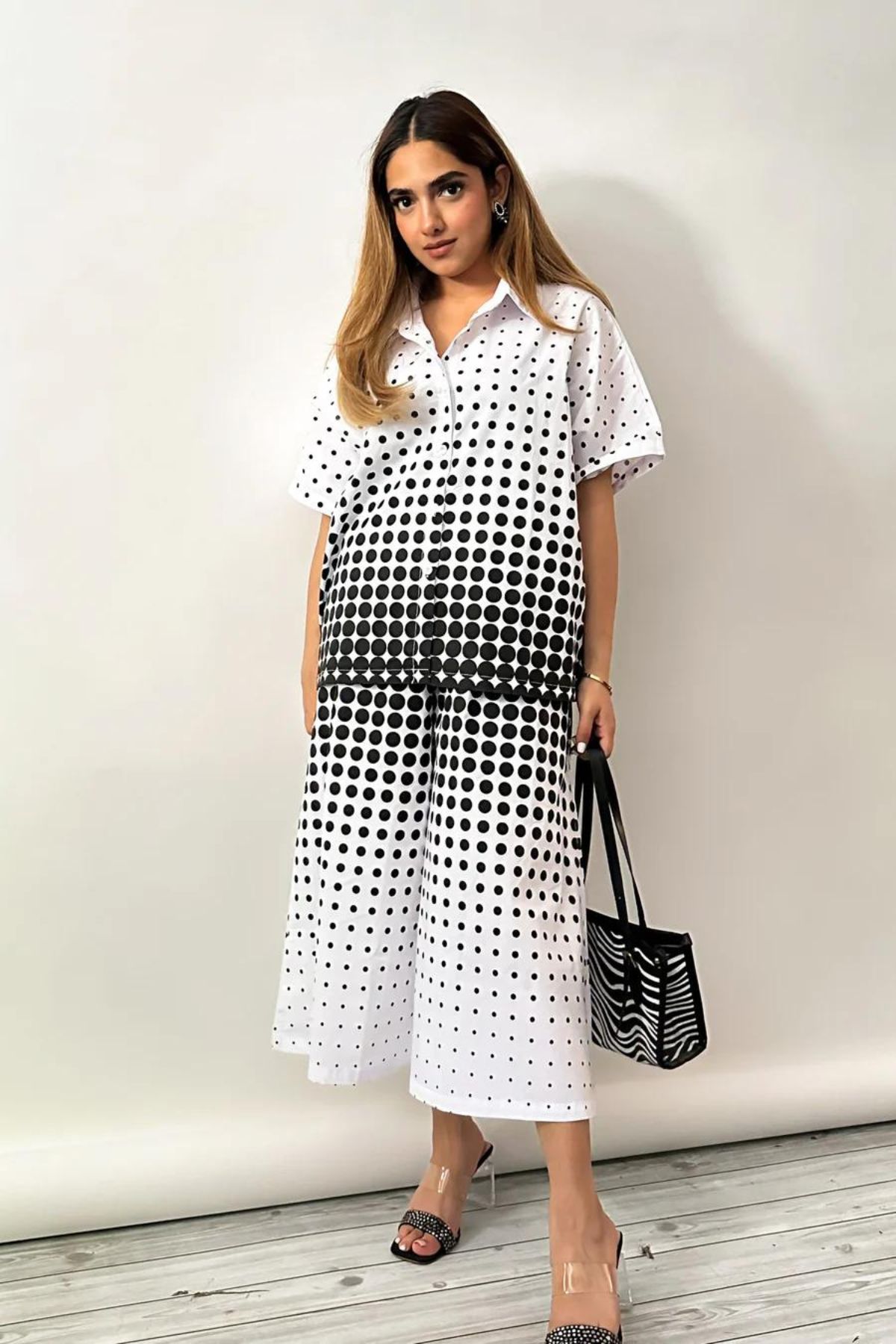 POLKA CHIC COORD SET
