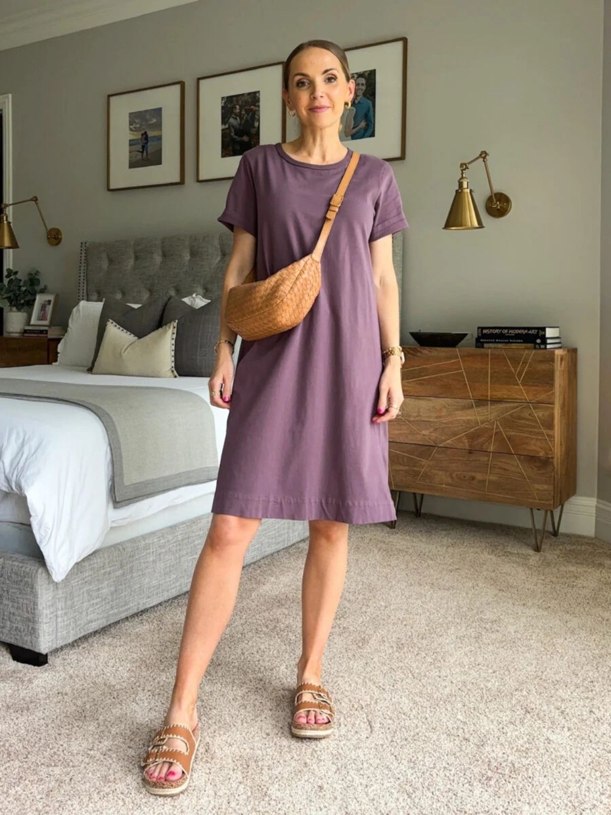 Cute Purple Dress Outfit