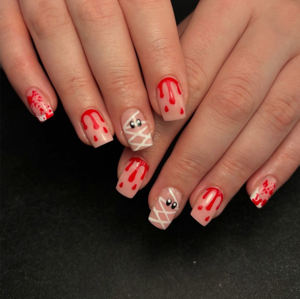 Blood and Mummies Nails
