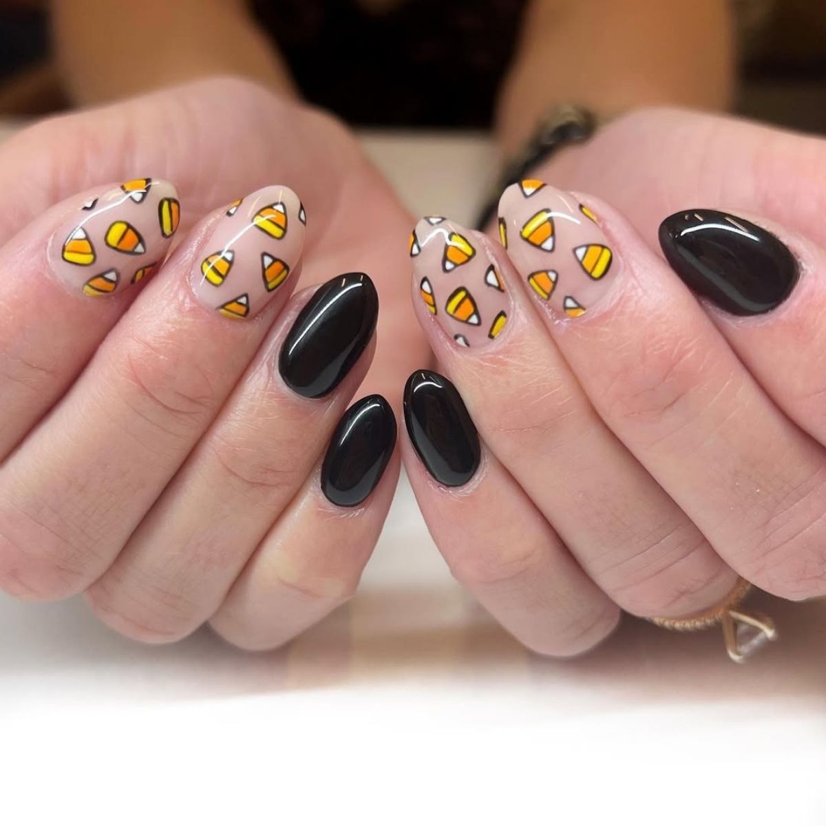 Candy Corn Nails