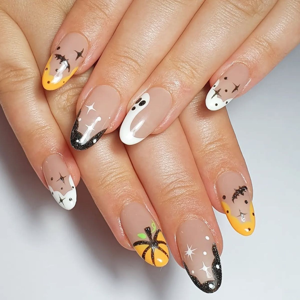 Cute Simple Halloween Nails