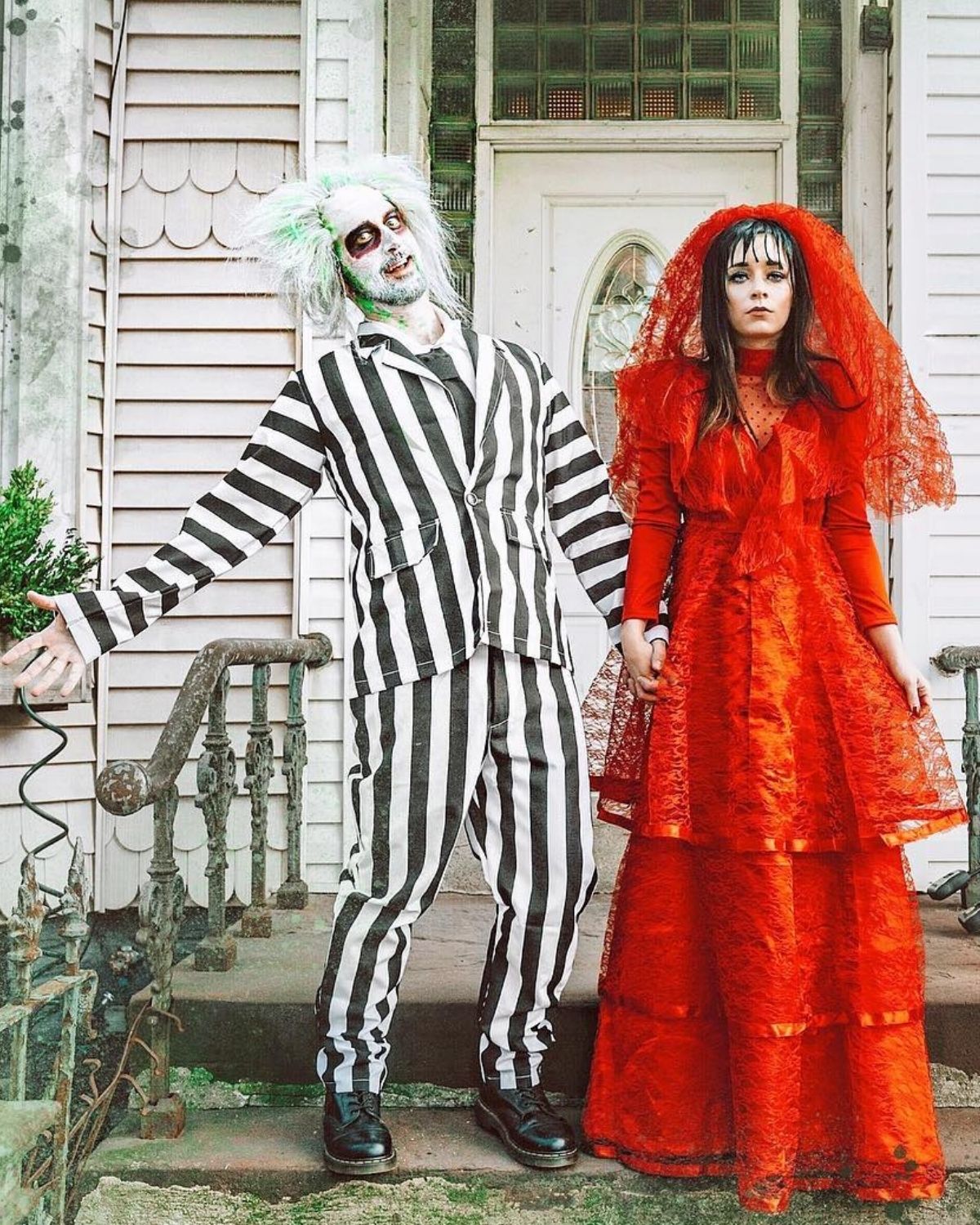 Beetlejuice Couples Costume Idea