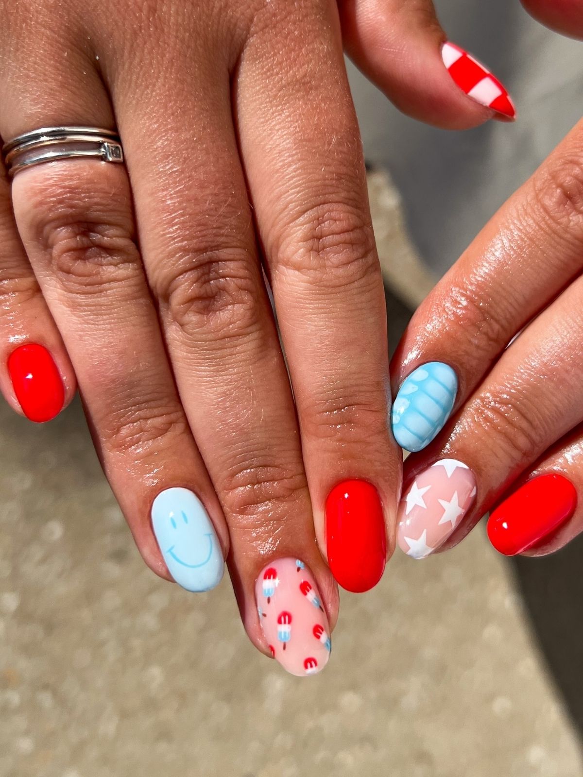 Cool 4th of July Nails