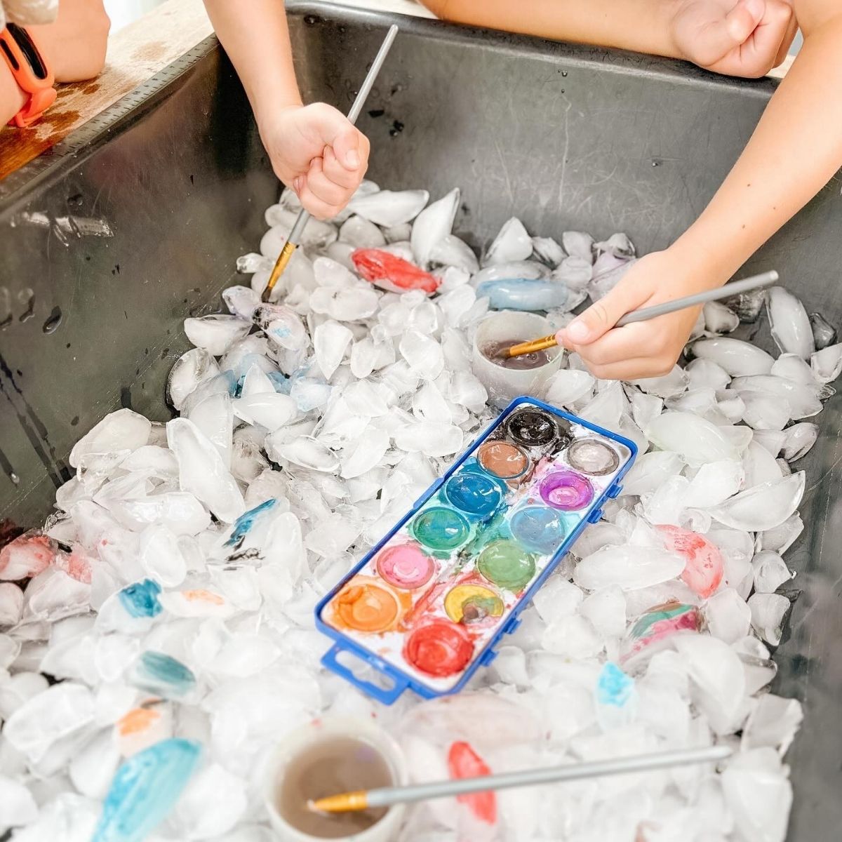 Painting Ice Cubes