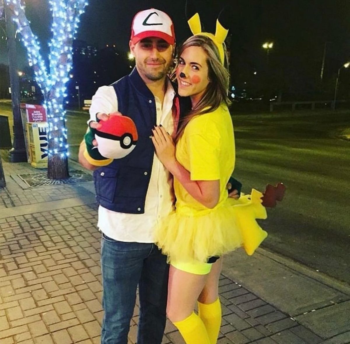 Pikachu and Ash Couples Costume