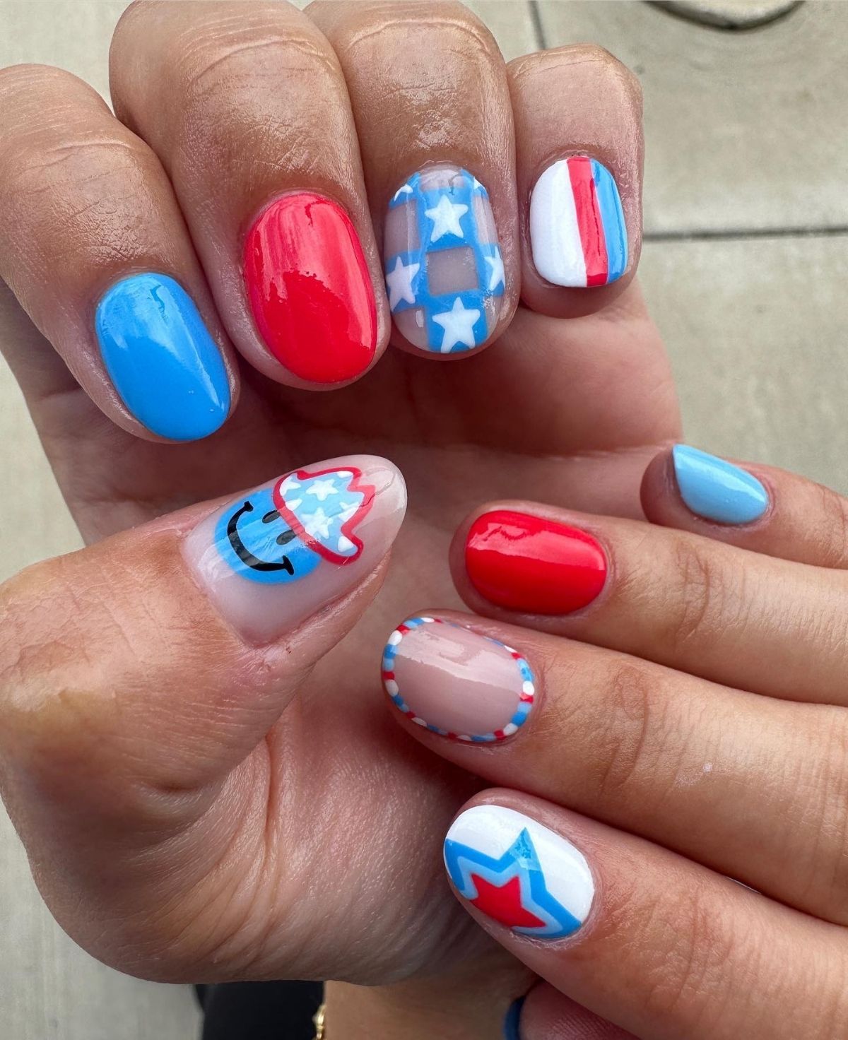 Smiling Cowboy Nails
