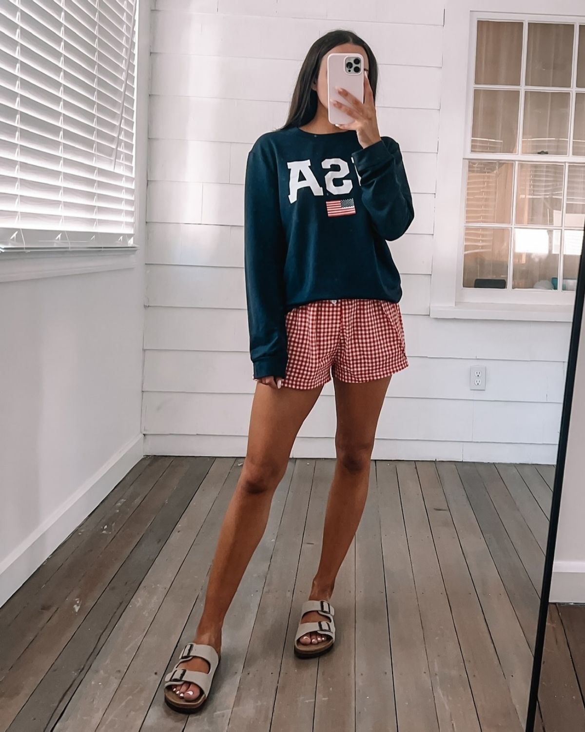 USA Sweatshirt With Boxer Shorts