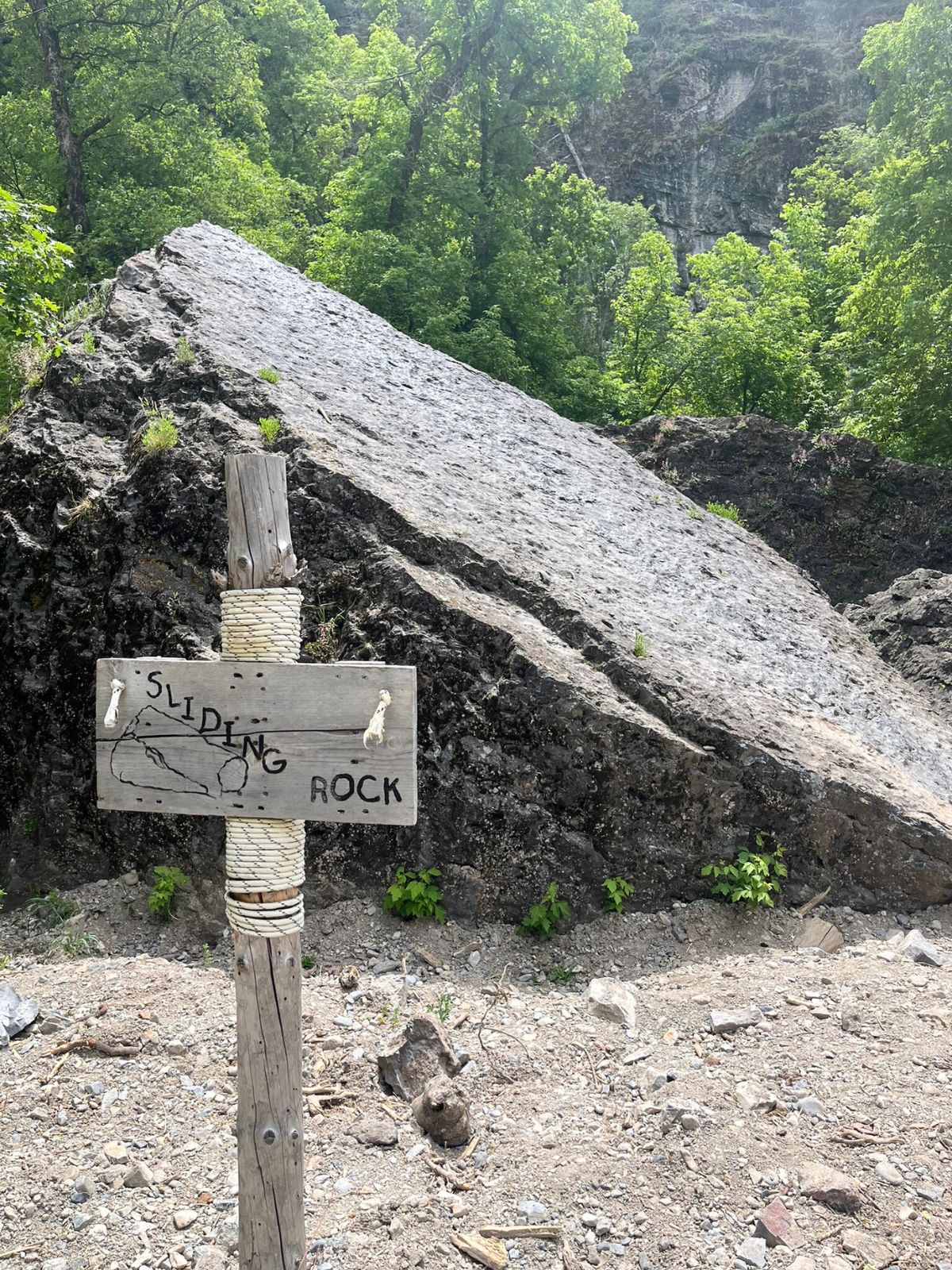 sliding rock alpine loop