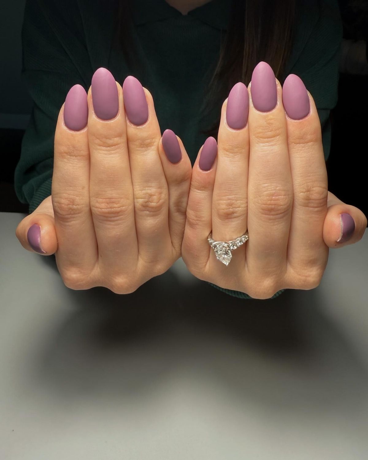 Beautiful Mauve Nails